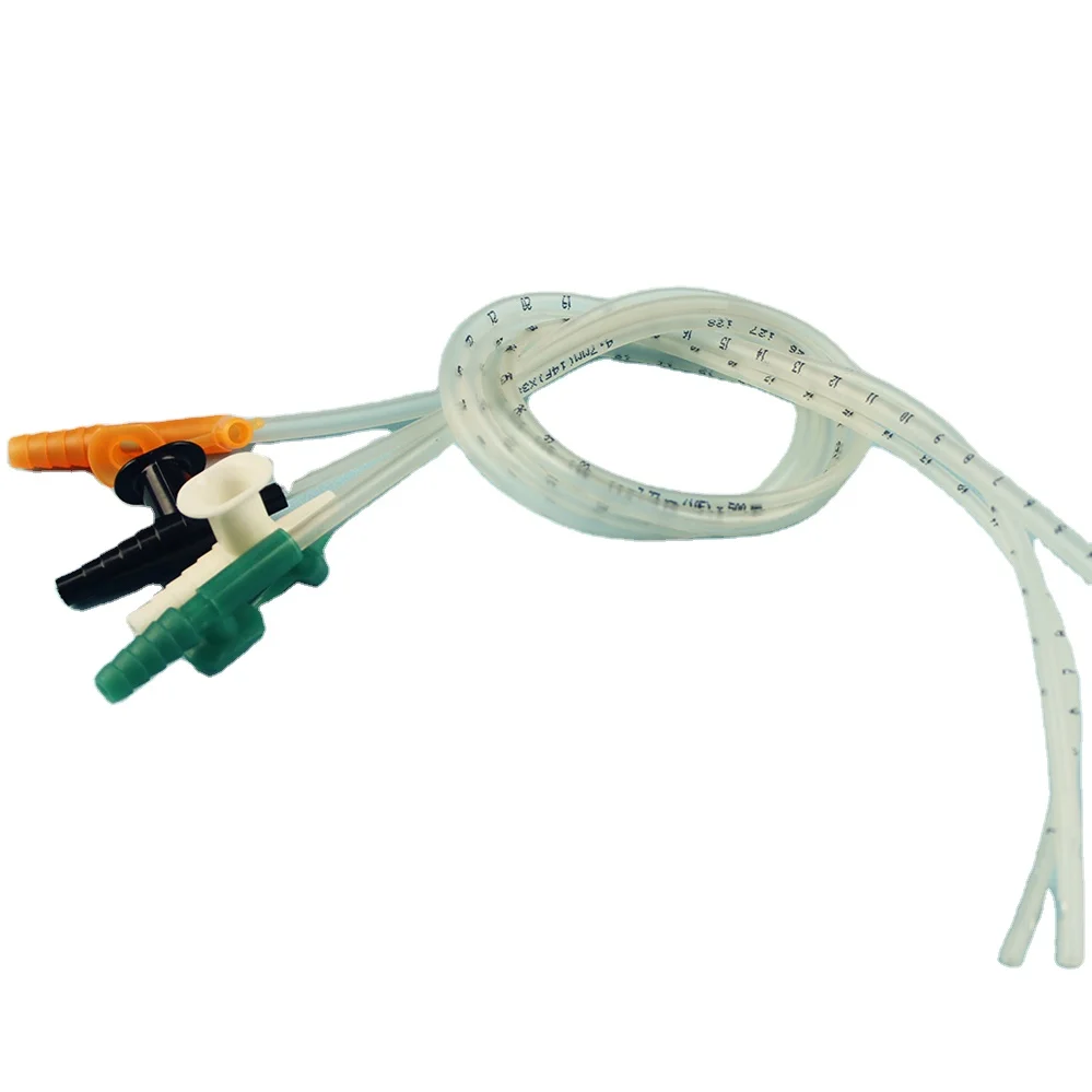 Sputum suction catheter tube Disposable sterile therapy medical manufacturer and suppliers closed sputum suction catheter tube