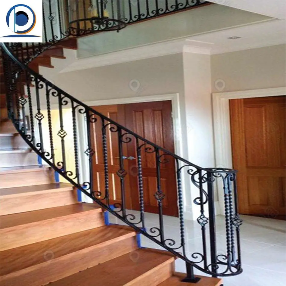 Prima Modern Balcony Design Decorate Indoor Wrought Iron Staircase Railings