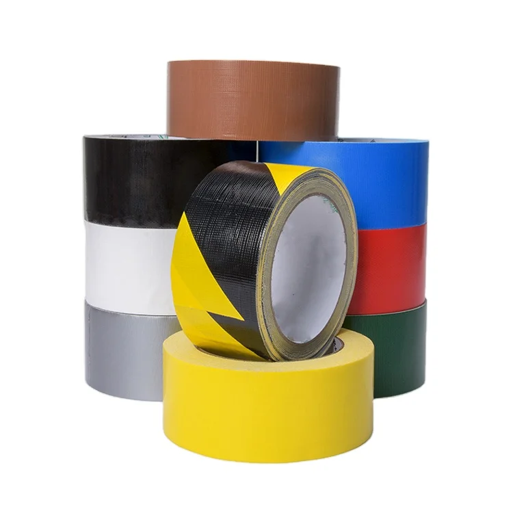 Wholesale High Voltage Electrical PVC Insulating Duct Tape Roll Strong Single Sided Colourful Rubber Duck Tape Free Samples