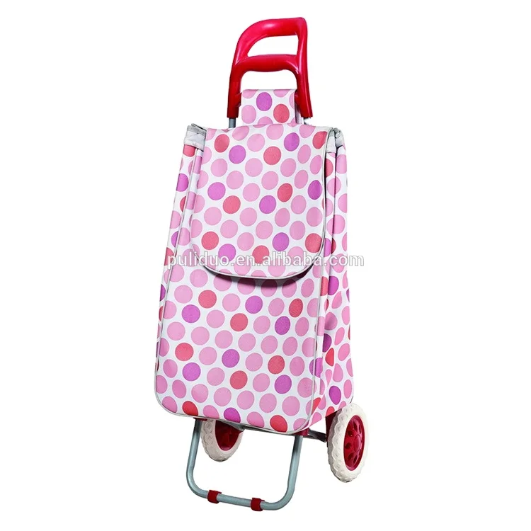 Foldable Shopping Trolley Dolly Cart With Rolling Wheels Removable Bag Personal Handtruck Carrito de Compras con Ruedas
