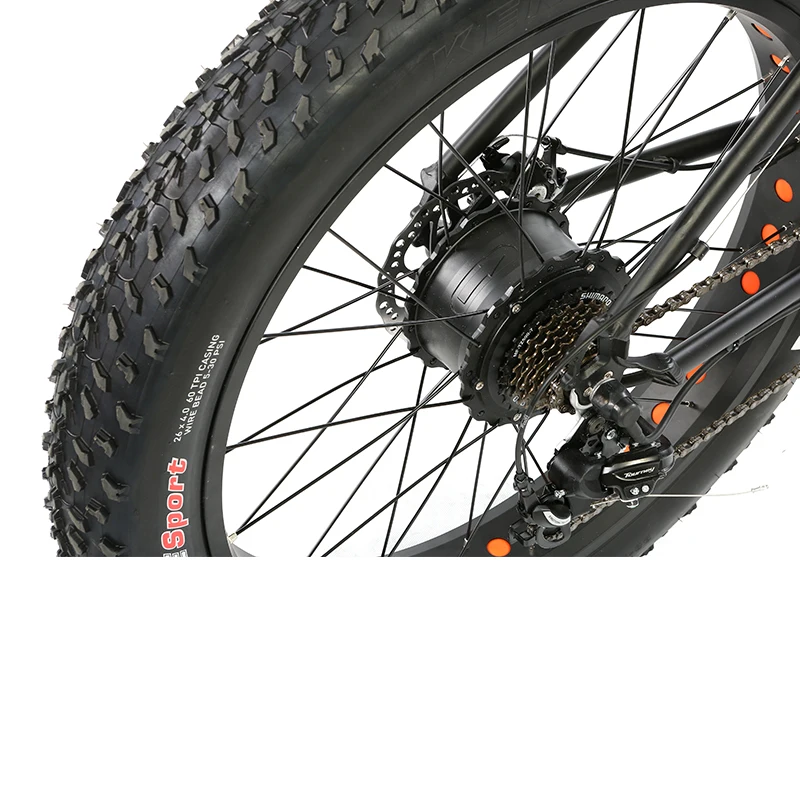 Aluminum throttle PAS intelligent controller ebike fat tire step-over electric mountain bike