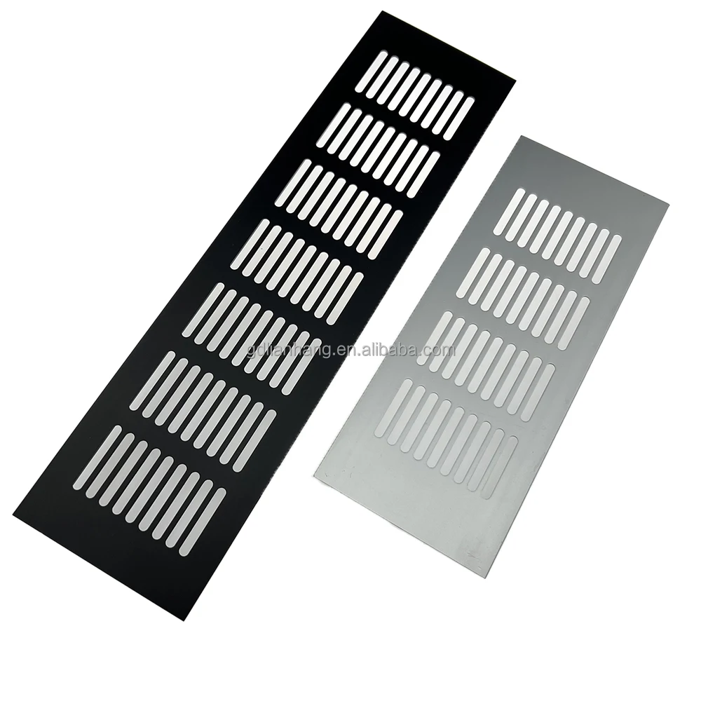 Hot Popular Kitchen Grille Air Vent Hole Covers Wardrobe Shoe Cabinet Door Ventilation Hole