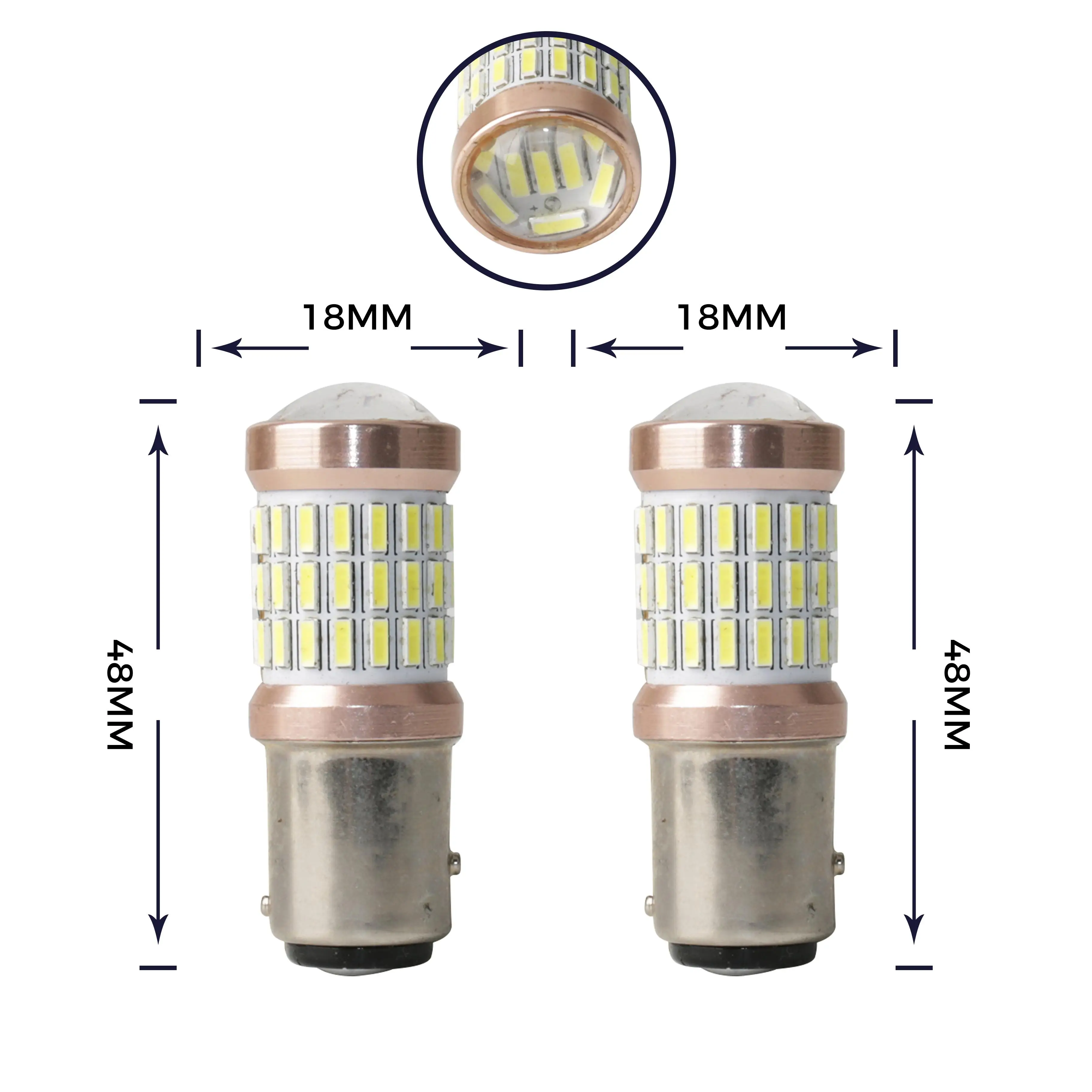 LED Car Turn Signal Red White Amber