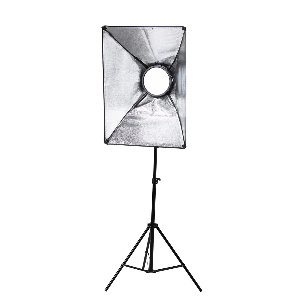 Bi-color two light continuous studio 50*70cm softbox lighting photographic with light stand and softbox KIT