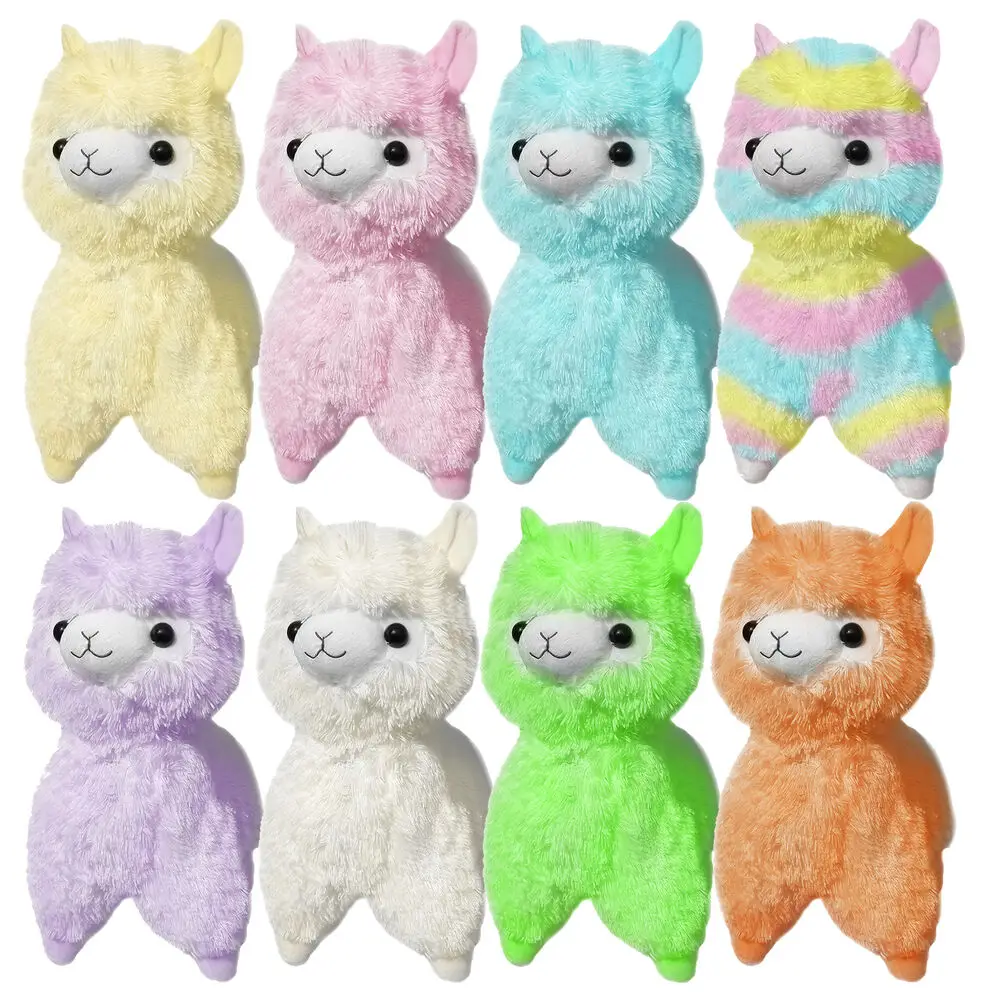 Custom Size Cute Doll Multi Colors Llama Stuffed Animals Alpaca Plush Toys