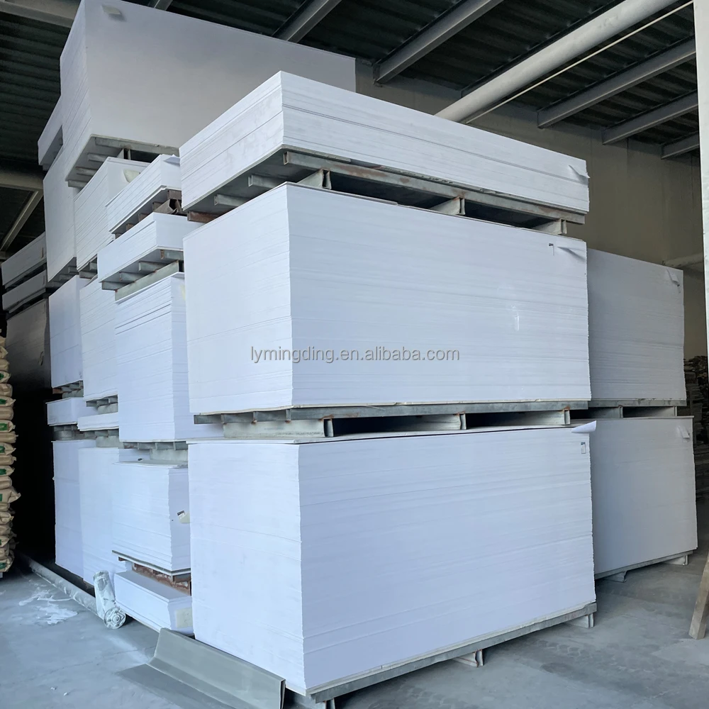 Plastic expanded PVC cardboard display printing PVC foam board sheet