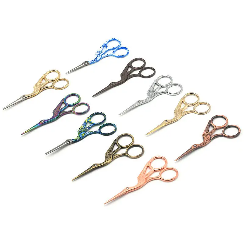 Other Top Sell Thread  Cross - Stitch  Crane - Shaped Hair Scissors Professional Scissors Tailoring Scissors