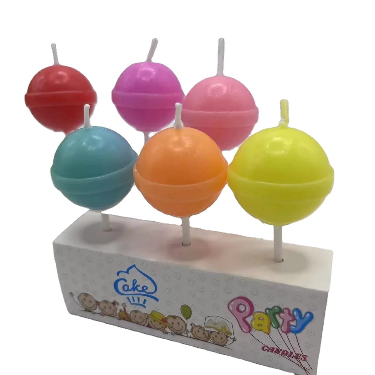 party decorations paraffin wax novelty candles wholesale custom candles supplies colourful lollipop candles gift