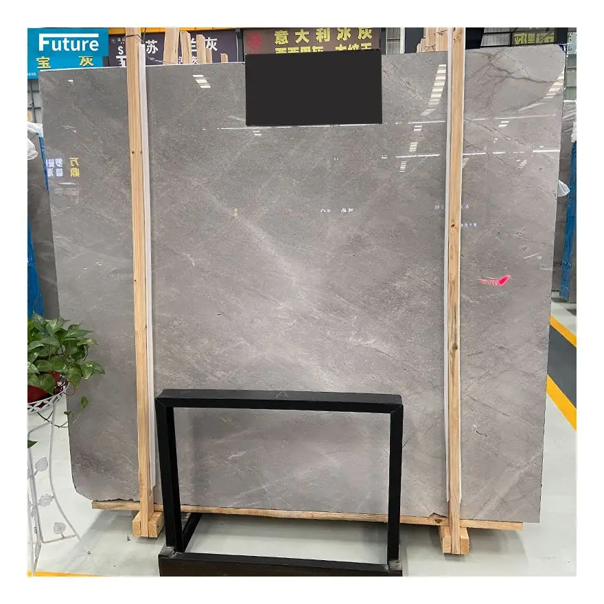 Polished Glazed Exterior Interior Decoration Natural Stone Light Castle Grey Marble Slabs Outdoor Garage Floor Tiles Roof Tiles