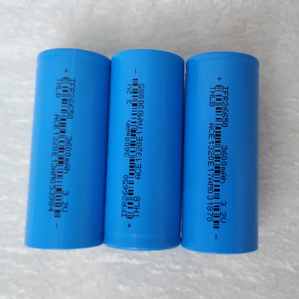 2 years warranty, 26650 LiFePO4 battery cell with 3C discharging rate