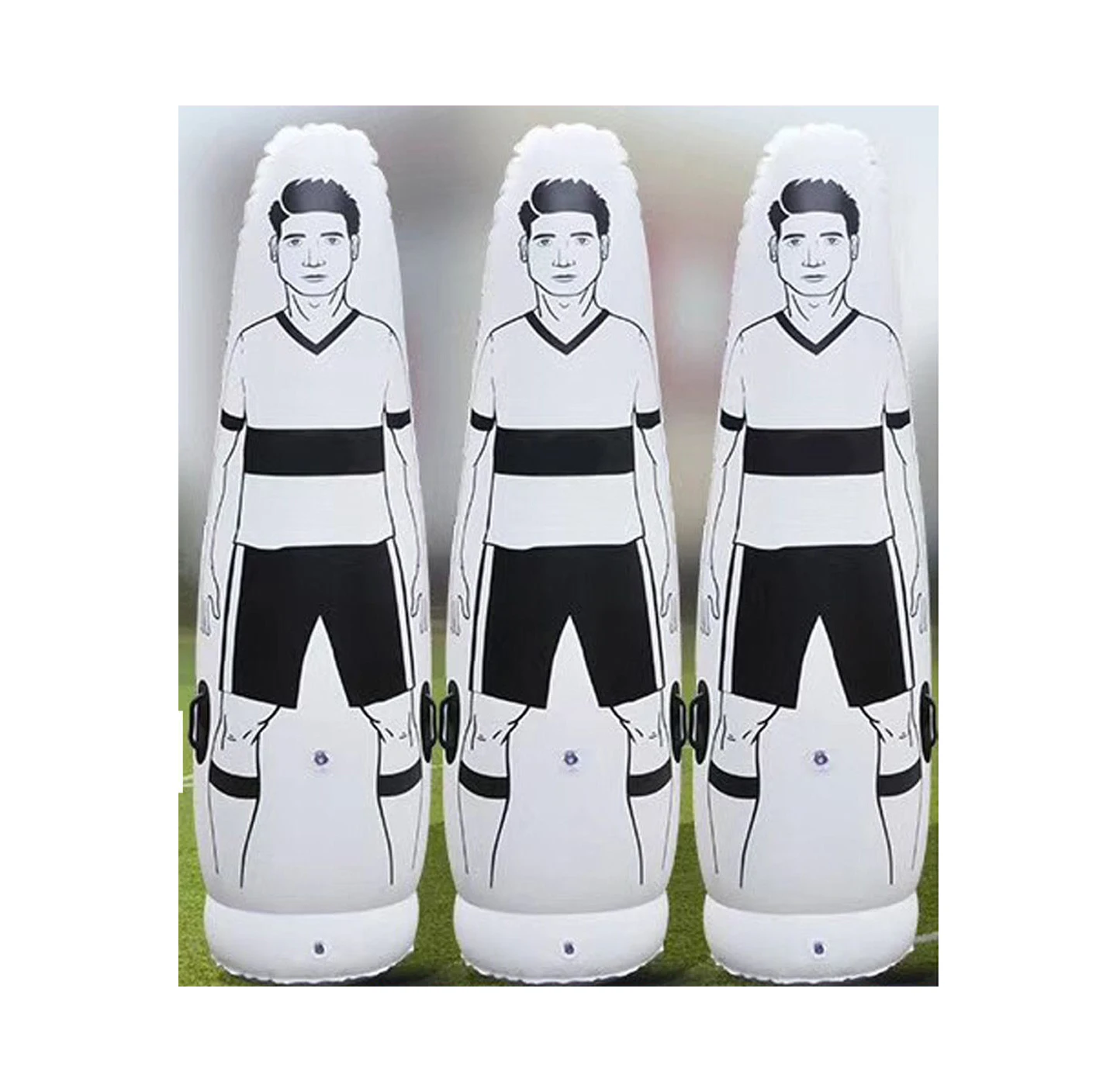 175cm Inflatable Football Dummies Goalkeeper Soccer Mannequin Training Dummy
