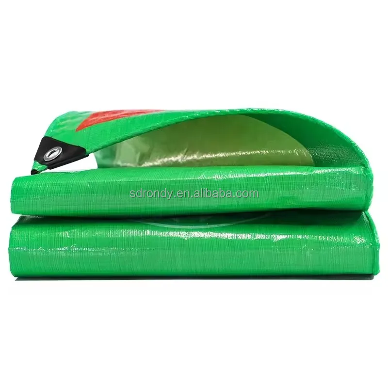 Light Duty PE Tarpaulin HDPE Woven PE Clor  Tarpaulin With LDPE Coating PE Tarp For Ethiopia Korea