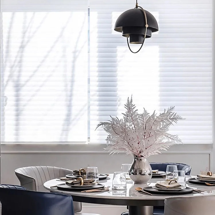 High End China Factory Shangri-la Shades Manual/Motorized Shangri-la Blinds Shade Shutter