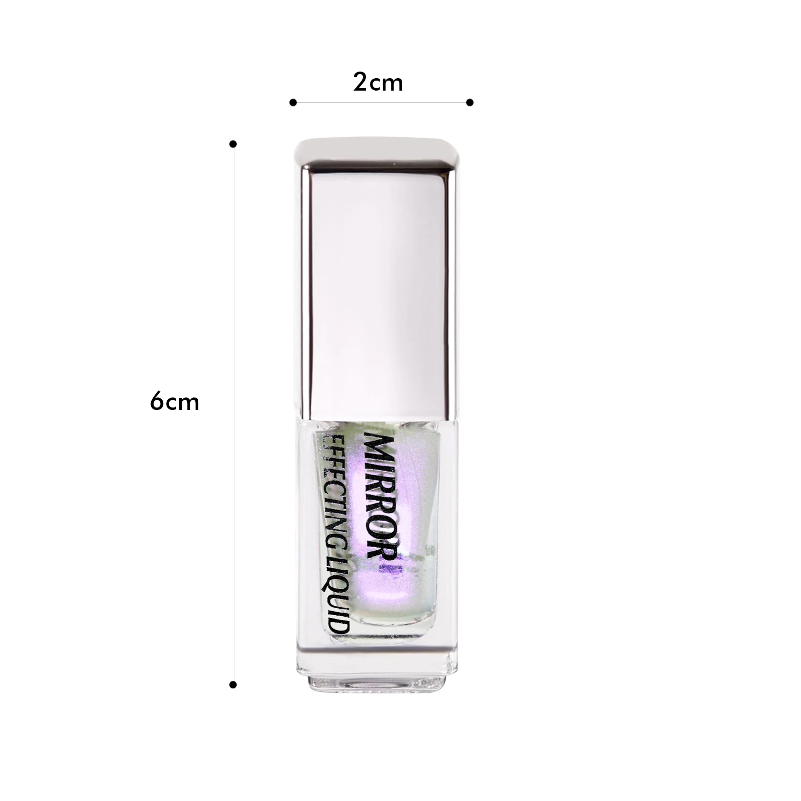 Misscheering Nail Art Aurora Liquid Mirror Powder With Brush Metallic Chrome Chameleon Powder Dust Manicure Nail Art Decoration