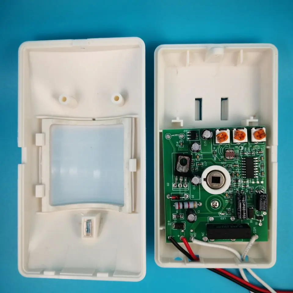 Ceiling adjustable DC12~24V  PIR Sensor Switch Motion sensor infrared White Reed output Dry contact output switch signal passive