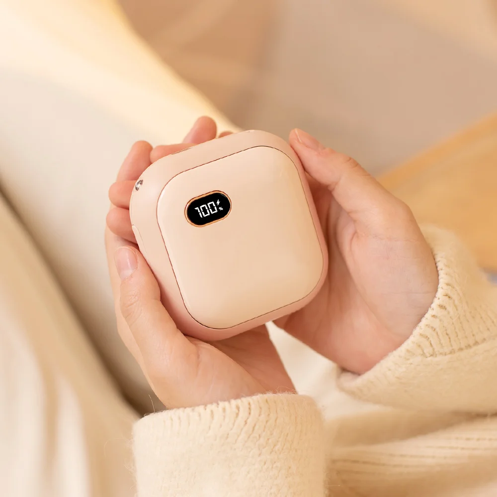 Winter Sale Hand Warmer wholesale Power Bank 5000Ah Battery Pack tipo c Portable Charger For cargador de apple Hand Warmer