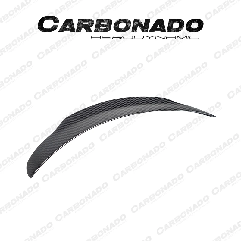 Carbonado SM Style Carbon Fiber Trunk Spoiler wing fit Mercedes W205 C63 AMG C180 C200 Sedan