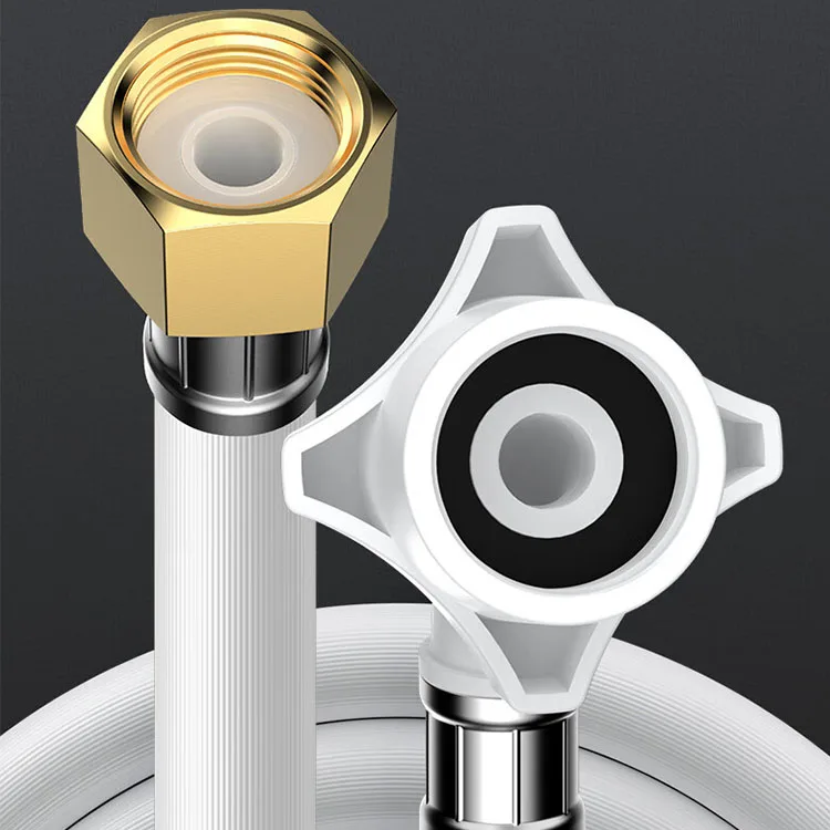 custom white Washing Machine hose Accessories parts Flexible Washing Machine hose