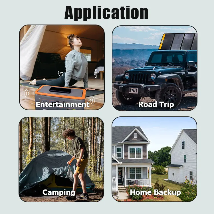 500w Portable Ac Power Lithium Battery 100v 110v 220v 240v Outdoor Solar Mobile Power Station