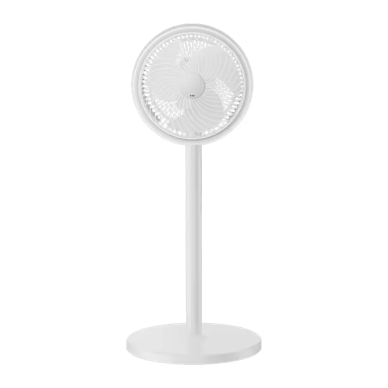 Household universal remote control plastic metal large air volume circulating fan mute vertical landing Oscillating fan