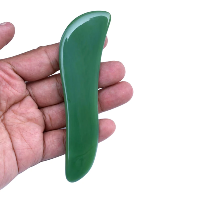 hot selling products 2024 High Quality Dong Ling Jade Stone Guasha Tool S Shaped Dong Ling Massage Board