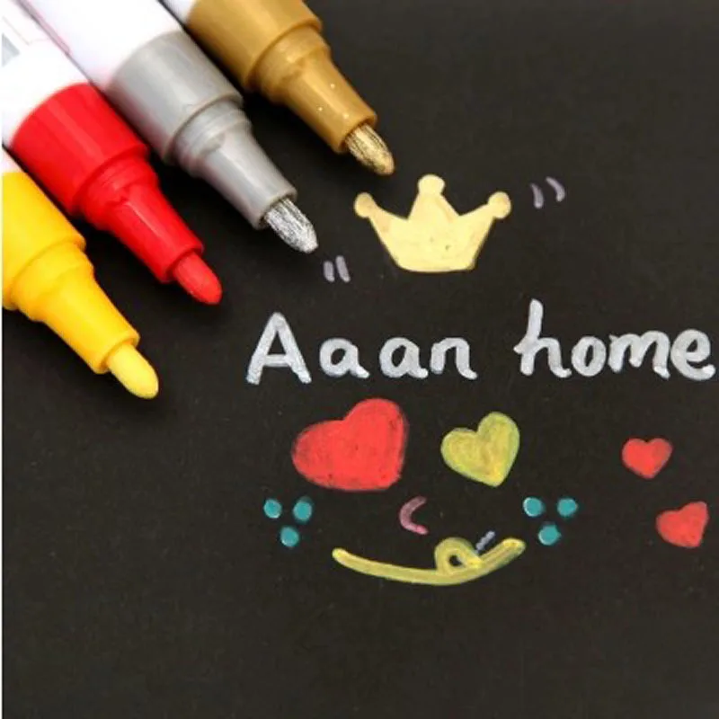 Оптовая продажа, цветные маркеры для краски TOYO, самодельный альбом, граффити, ручка, автомобильные шины, шины, металлические маркеры для краски