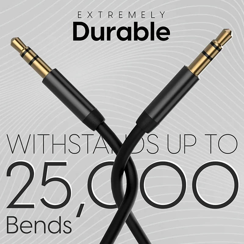 3.5mm to 3.5mm Jack Adapter Aux Cable for Amplifier CD Player Speaker 3.5 to 3.5 Male to Male Audio Cable