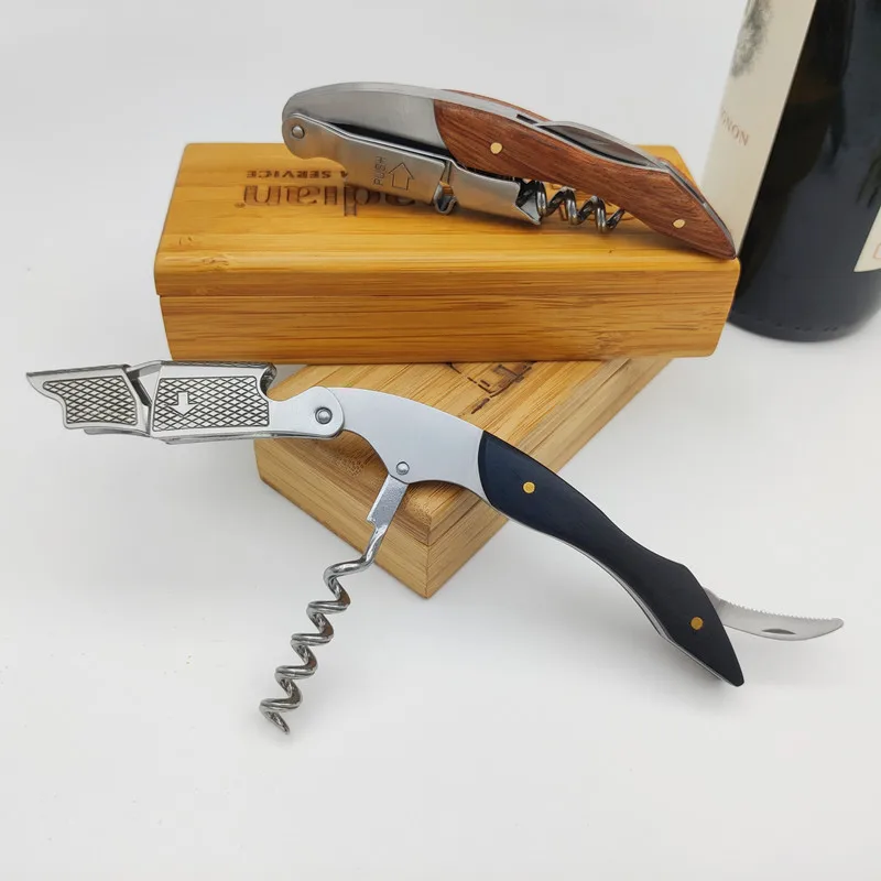 Customized wooden Wine Bottle Opener Corkscrew