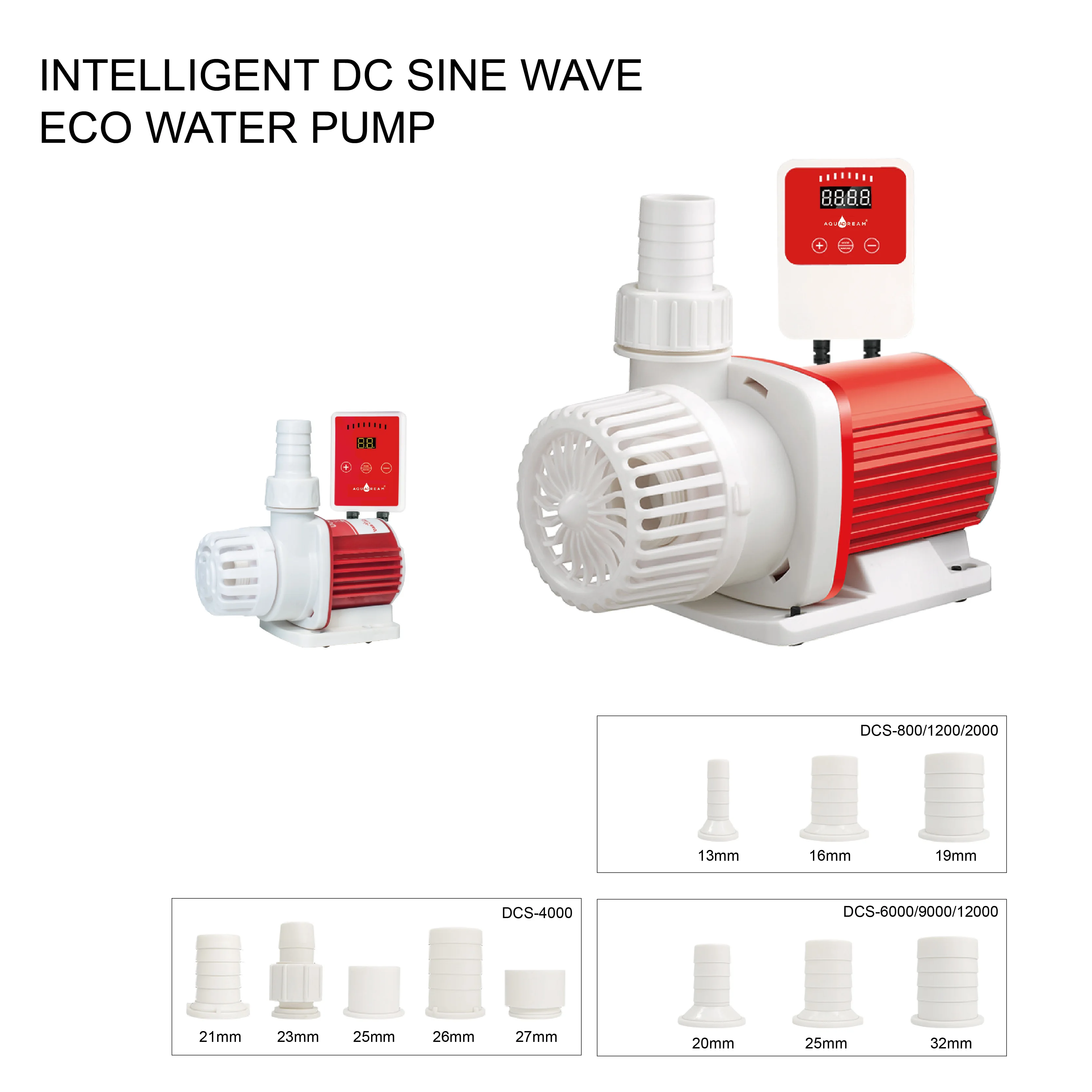 AQUADREAM DCS-2000 Family Home Self Priming High Pressure Electric Booster Water Pump