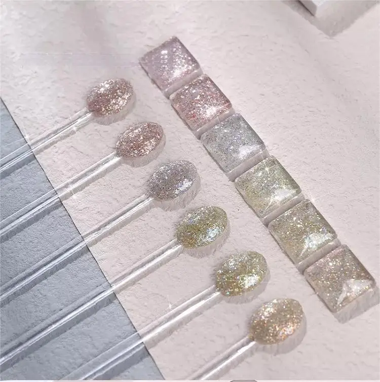 Пигментный Порошок Cosray для ногтей, лак мерцающий серии, слюда, блестящий перламутровый пигмент, продукт для дизайна ногтей