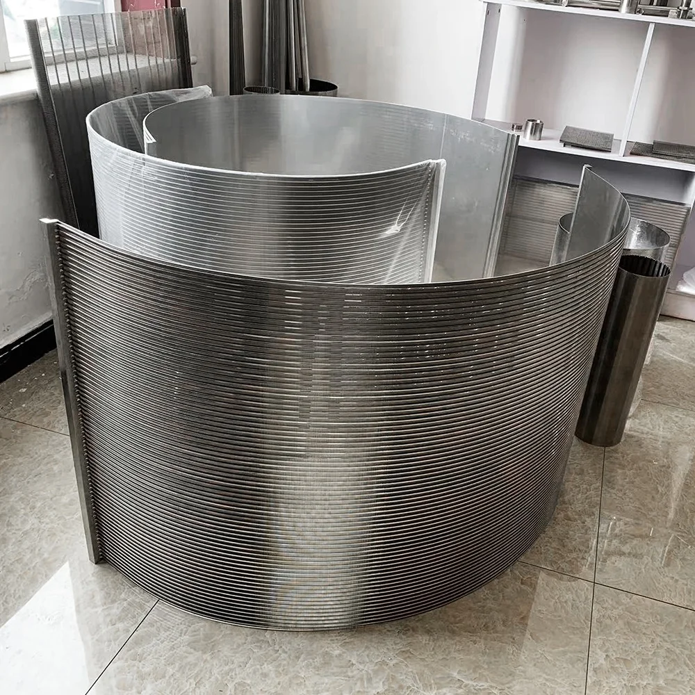 Customizable 316L SS Perpendicular Parallel Flow Wedge Wire Sieve Curved Bend Screens Industry Industrial Filtration Equipment
