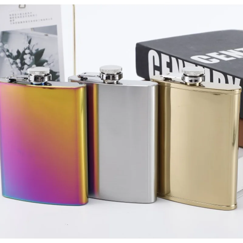 Low MOQ Custom Engraving High Quality Steel Made Portable Hip Flask