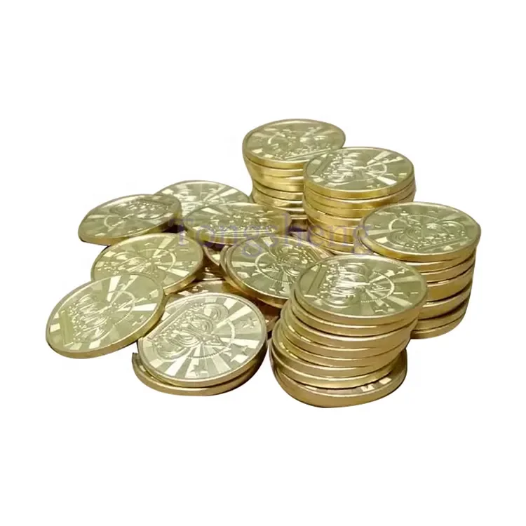 Оптовая продажа индивидуальные аркадные игровые токены пользовательские монеты металлические развлекательные