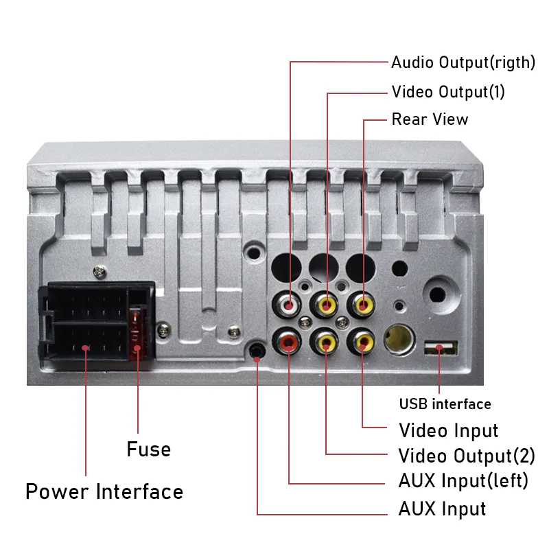 Новое поступление автомобиля MP5 радио Универсальный 7-ми дюймовый сма