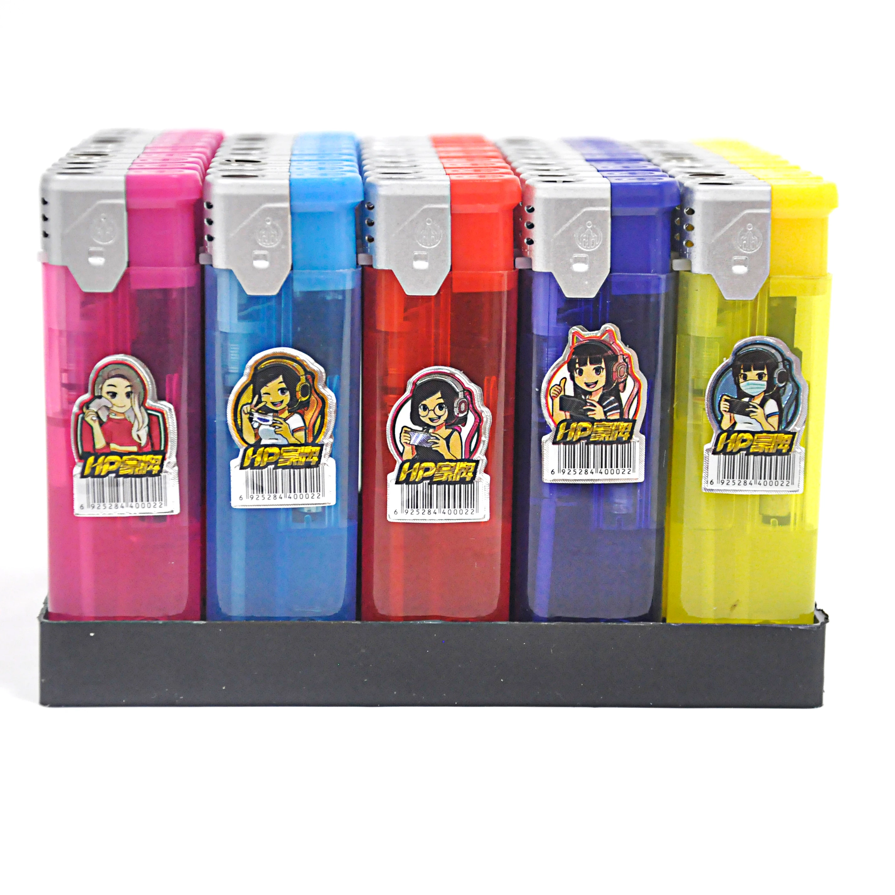 wholesale plasma electric custom gas cigarette lighter elektronik sigara likit HP-P7 disposable gas lighter