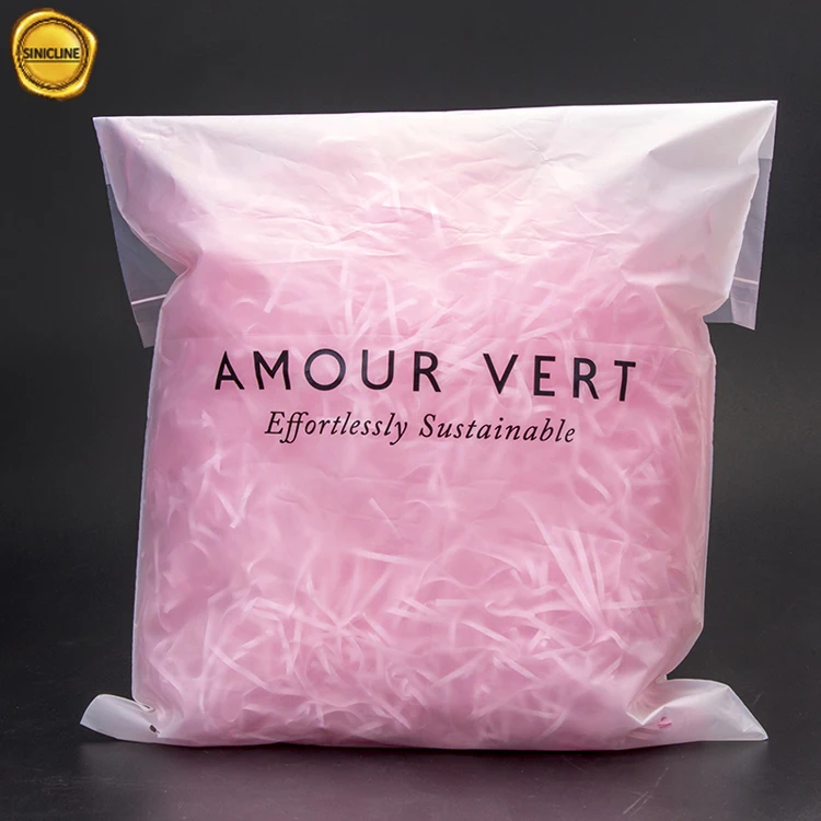 Sinicline eco bag friendly Corn starch polybag custom biodegradable compostable plastic bag