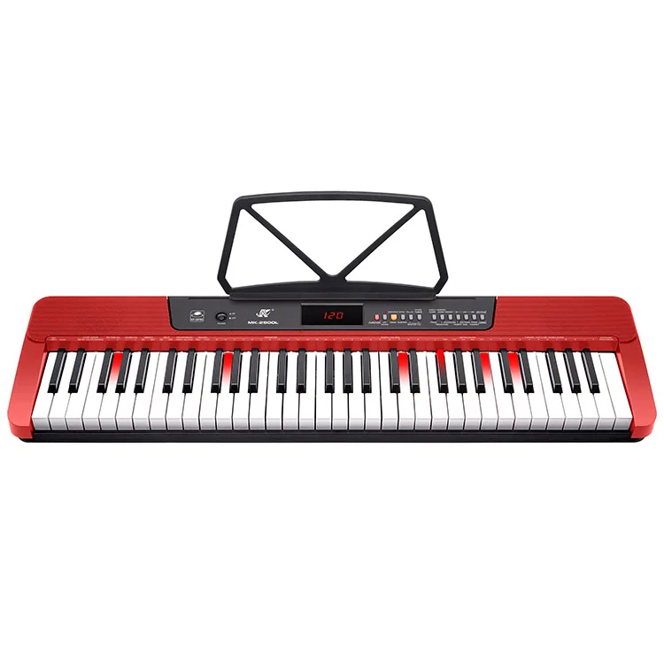 Lehoo 61 Key Standard Piano Electronic Organ 256 Timbres 61 Keys Piano Keyboard With LED Display
