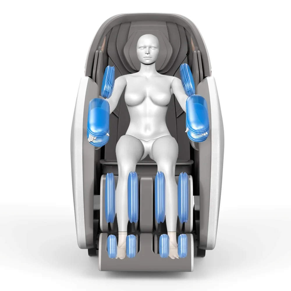 luxury dual core massage chair dropshipping with thai stretching