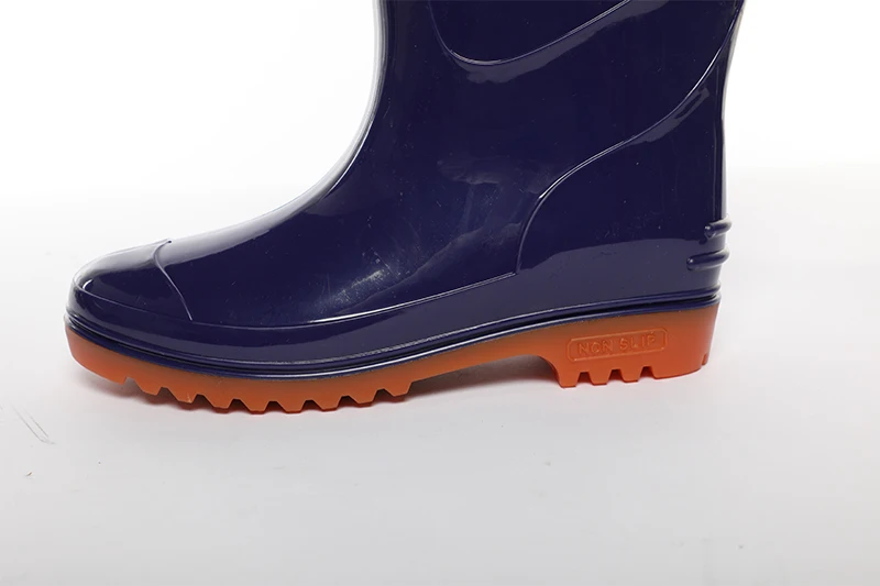 Wholesale Waterproof Tall With Cotton Lining Anti Slip Long Rubber Rain Boots for Women