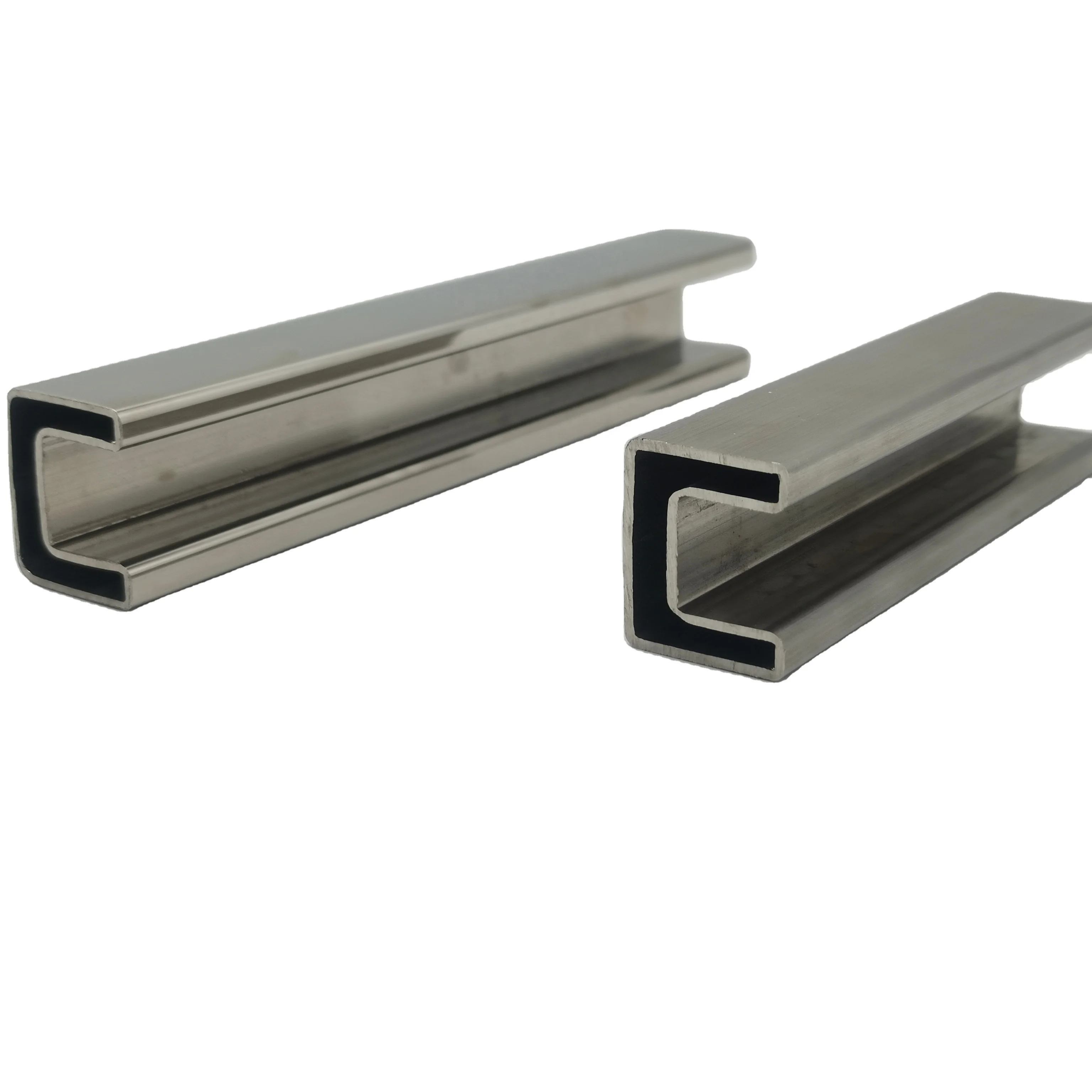 25*21 316SS slot tubes square top rails cap rail for glass fence