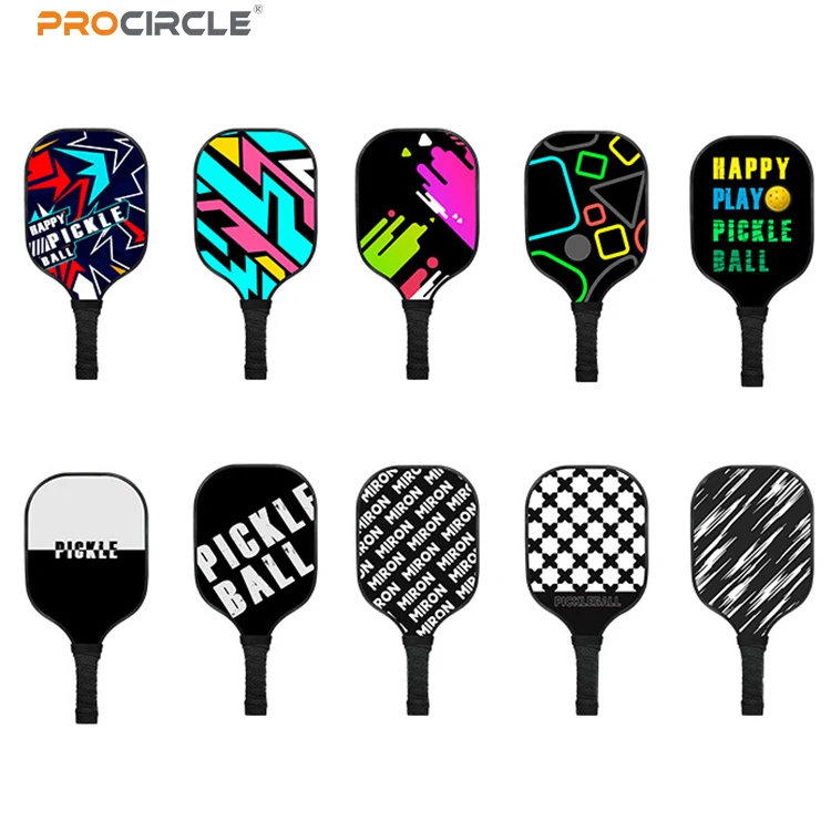Professional lightweight pickleball paddle glass fibre pickleball paddle usapa approved pickleball paddle racket set