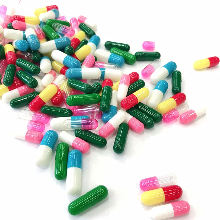 GMP Certified 0 1 2 3 5# halal empty gelatin capsules 00 size separated empty gelatin capsules