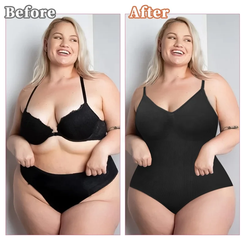 Charming Curves Daily Waist Trainer Body Shaper for Women Tummy Control Slimming Shapewear Bodysuit Seamless Faja Colombians