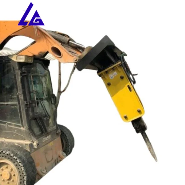 High-performance top type rock hammer Skid steer drop hammer in stable quality