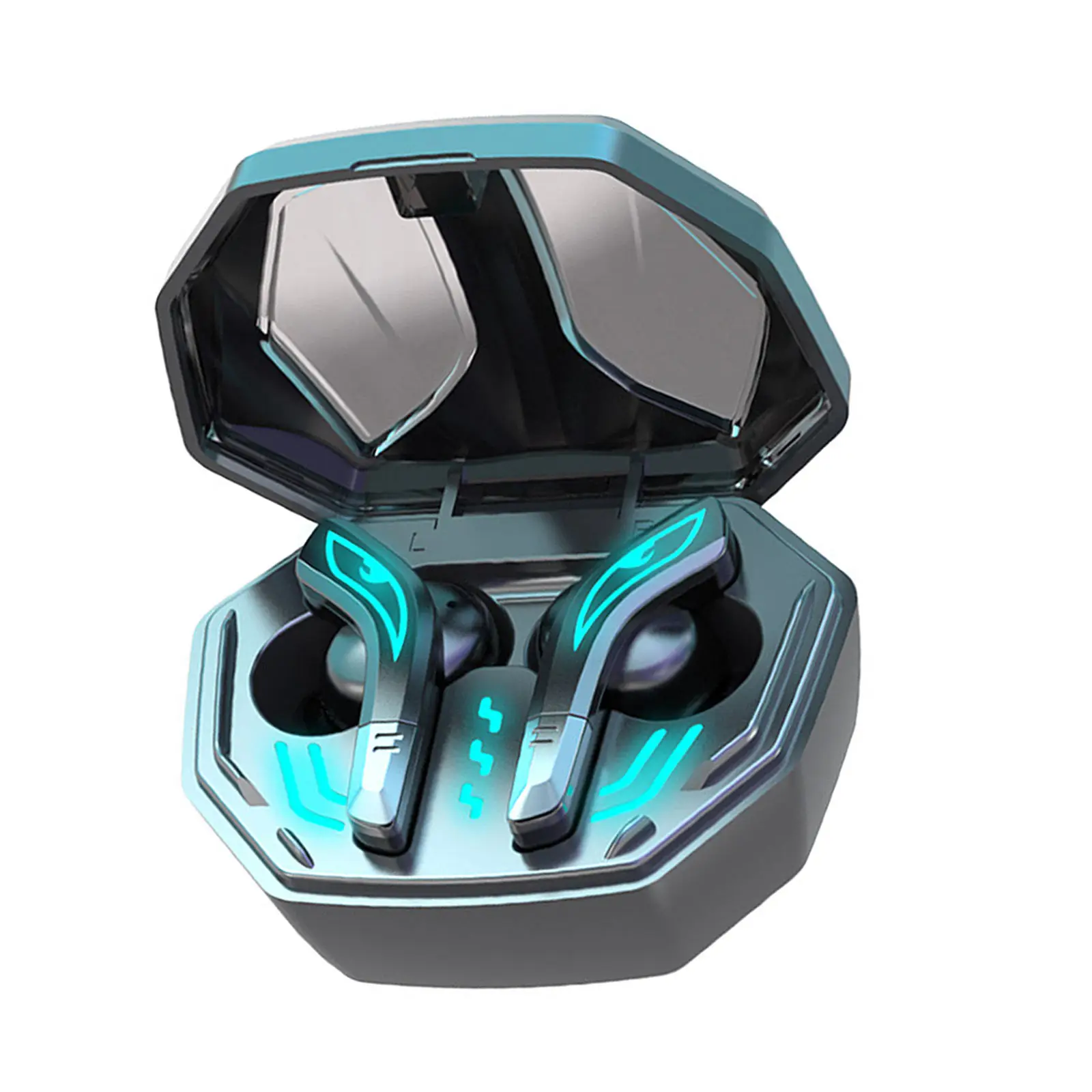 Colorful auriculares inalambricos md158 tws para video juegosestereo blue tooth wireless 5.2 earphones audifono gaming earbuds