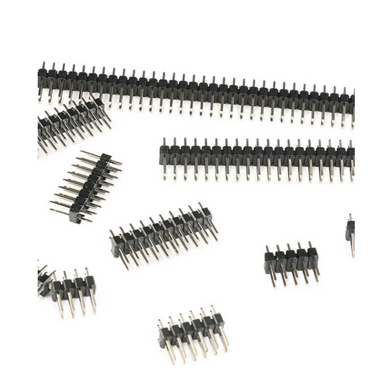 INKSON 2 to 40 Pins Male Double Row Pin Header Strip 2.54mm Connector