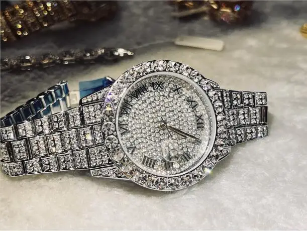 For Men Women High End Luxury watches Iced Outed CZ Diamond Wholesale Wrist Watch
