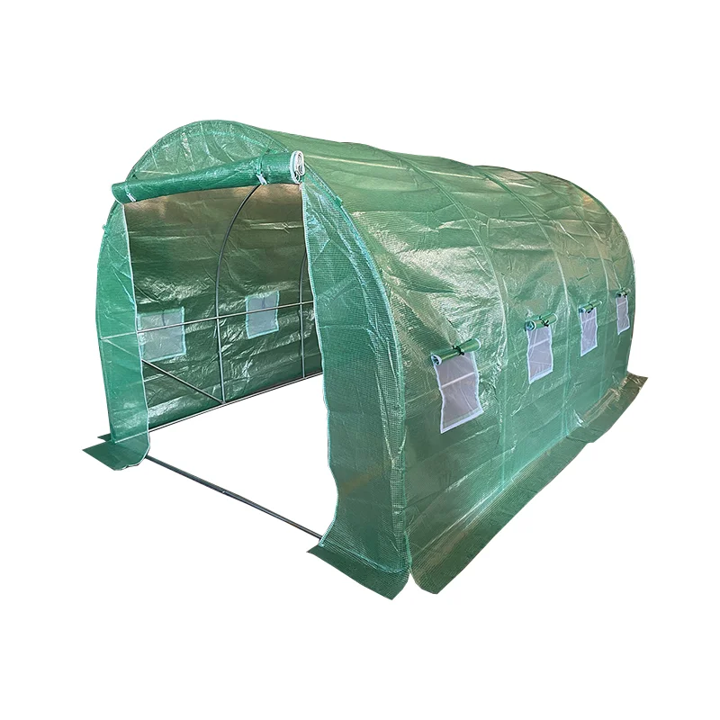 The cheapest nursery Outdoor Waterproof plant Growing agricultural Walking-In Tunnel Greenhouse for sale