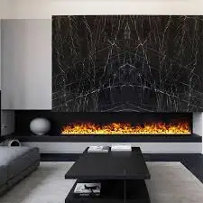 Steam Water Modern Design Artificial Firewall Mounted Electric Fireplace For Indoor Heating And Home Decoration