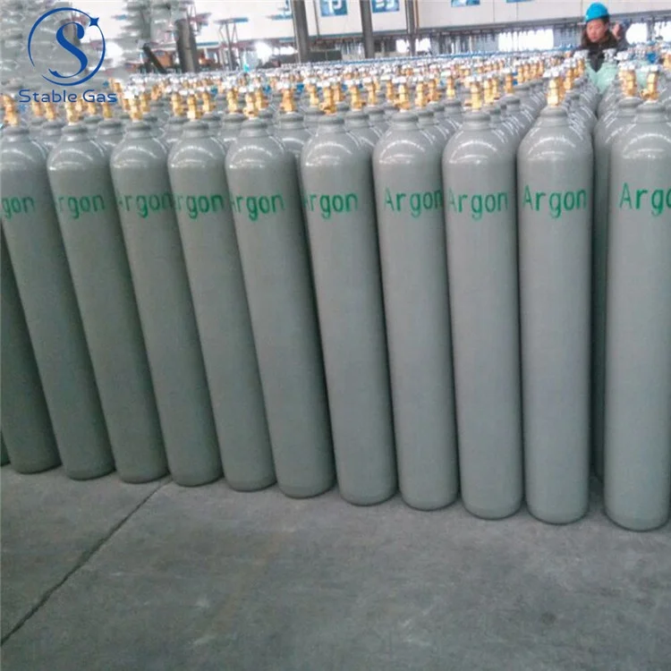 Низкие цены 40L аргонный цилиндр чистый 99.999% сварочный аргонный газовый флакон для продажи